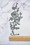 Embroidered Flower Patch Applique | Iron on Patch Applique | Clothing Patch | DIY Designer Floral Applique - Target Trim