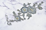 Embroidered Flower Patch Applique | Iron on Patch Applique | Clothing Patch | DIY Designer Floral Applique - Target Trim
