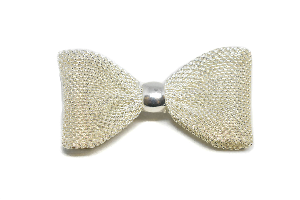 Small Decorative Mesh Bows with Pin | Vintage Mesh Bow Applique | Pin-On Bow Decor - Target Trim