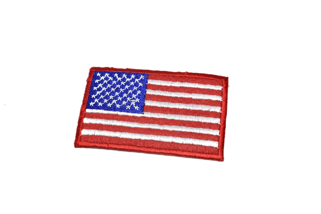 USA Flag Patches 2-pack American Flag Embroidered Iron on Patch Appliques  FREE SHIPPING 