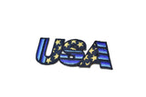 Embroidered "USA" Iron-On Patch | USA Patch Applique - Target Trim