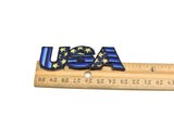 Embroidered "USA" Iron-On Patch | USA Patch Applique - Target Trim