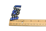 Embroidered "USA" Iron-On Patch | USA Patch Applique - Target Trim
