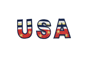 Embroidered USA Iron-On Patch | USA Iron Patch Applique - Target Trim