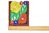 Square Floral Sew-On Applique 6" x 5" | Flower Patch Applique - Target Trim