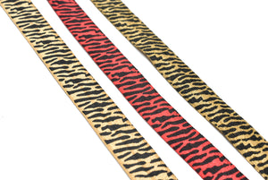 Assorted Tiger Print Elastic 0.63" | Tiger Printed Elastic Trim | Elastic Trim | Trim