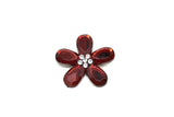 Assorted Flower Rhinestone Brooch 1.50" | Flower Rhinestone Brooch | Flower Brooch