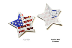 American Flag Star Patch | American Flag Star Applique | American Flag | Flag