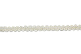 Ivory Braided Gimp Trim 2/5" - 1 Yard