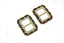 Rhinestone Ribbon Slider Buckle 1.75