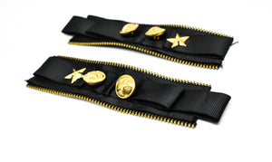 Military Style Shoulder Epaulet  Target Trim