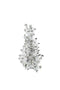 Floral Bouquet Design Crystal Rhinestone Brooch with Pin 4.50