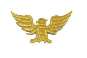 Embroidered Gold Eagle Iron-On Patch | Gold Eagle Patch Applique - Target Trim