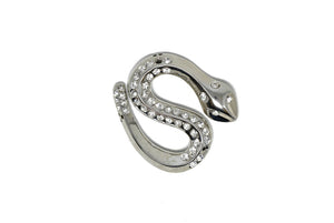 Metal Rhinestone Snake Piece 2" x 2" - 1 Piece