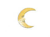 Gold Embroidered Moon Or Sun/Half Sun Iron-On Patch/Applique - Target Trim
