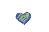 Electric Blue Heart Iron-On Patch | Blue Heart Patch Applique - Target Trim