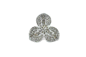 Lily Flower Rhinestone Brooch 2"- 1 Piece