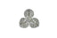 Lily Flower Rhinestone Brooch 2