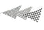 Checkered Metal Mesh Connectors