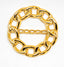 Gold Circular Chained Connector 3