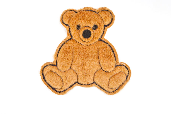 Embroidered Teddy Bear Patch | Large Size Patch Applique | DIY Fashion | Sewing Patch Iron-on Patch | 5.50" x 6" | Bear Patch Applique - Target Trim