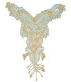 12" x 12" Beaded Sequins & Fringe Applique
