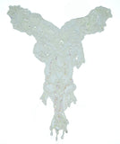 12" x 12" Beaded Sequins & Fringe Applique