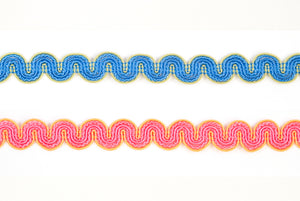 1/2" Wavy Braided Gimp Trim -Design 4 - Target Trim