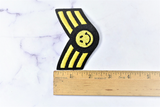 Beautiful Designs Patch | Iron On Patch | Embroidered Patch | Cool Patch For Clothing | DIY Design | 4 Available Color Combos | 3.25" x 2.5" - Patch