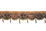 Hand-crafted Indian Trim Embellished with Bugle bead with Rose Pattern Adornment - Target Trim