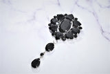 Black Gemstone Patch Applique | Multi Shapes Design Patch Applique | DIY Fashion | Wonderful Black Gemstone Patch Applique | Patch | Applique | Black Rhinestone